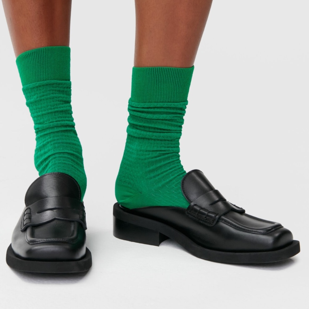 GANNI loafer mules, 37, with box